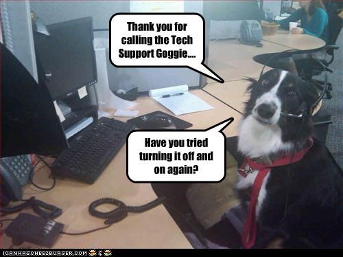 Tech Support Goggie