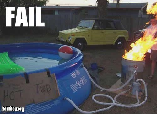 Hot Tub Fail
