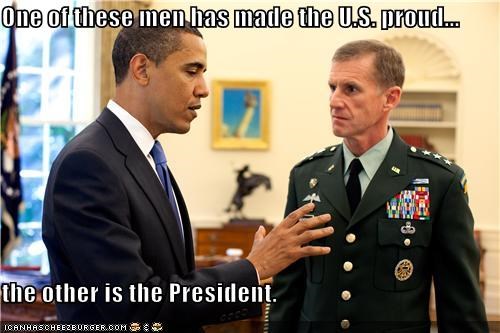 One of these men has made the U.S. proud...  the other is the President.
