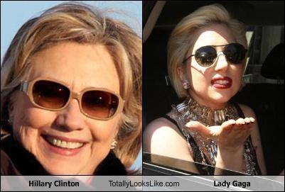 Hillary Clinton Totally Looks Like Lady Gaga