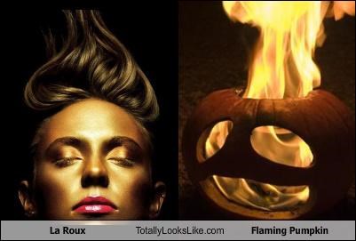 La Roux Totally Looks Like Flaming Pumpkin