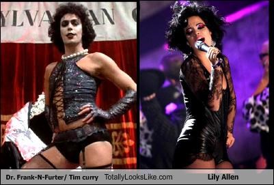 Dr. Frank-N-Furter (Tim Curry) From "The Rocky Horror Picture Show" Totally Looks Like Lily Allen