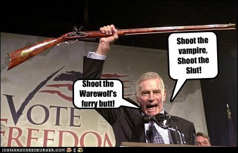 Shoot the vampire, Shoot the Slut!