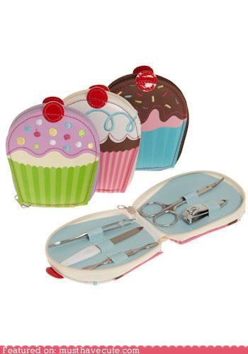 Cupcake Manicure Set