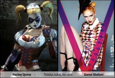 Harley Quinn From "Arkham Asylum" Video Game Totally Looks Like Gwen Stefani On The Cover Of "V Magazine"