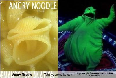 Angry Noodle Totally Looks Like Oogie Boogie from Nightmare Before Christmas