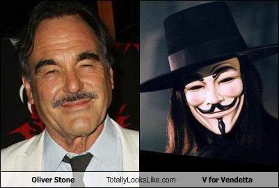 Oliver Stone Totally Looks Like V for Vendetta