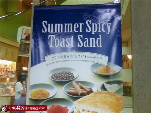 Toast sand