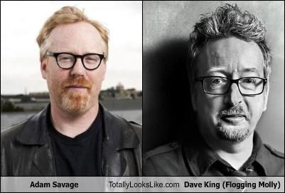 Adam Savage Totally Looks Like Dave King (Flogging Molly)