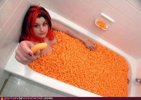 Overkill 9000 Cheese Curl Bath