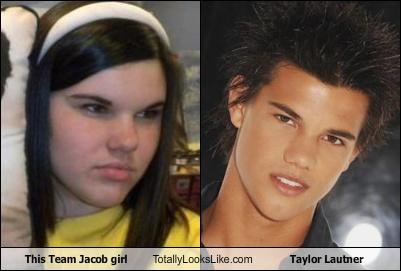 This Team Jacob girl Totally Looks Like Taylor Lautner