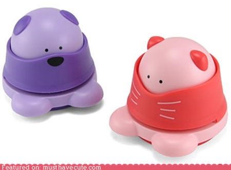 Doggie and Kitty Staple Free Staplers