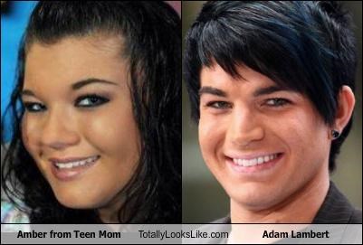 Amber from Teen Mom Totally Looks Like Adam Lambert
