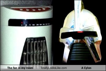 The fan in my room Totally Looks Like A Cylon