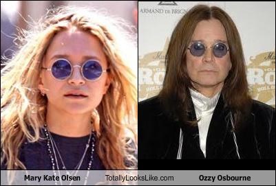Mary Kate Olsen Totally Looks Like Ozzy Osbourne