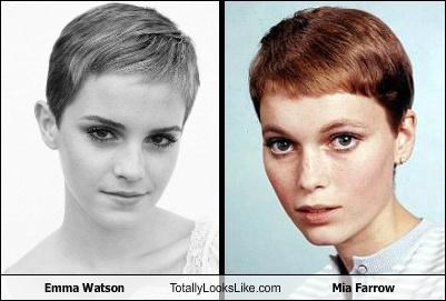 Emma Watson Totally Looks Like Mia Farrow