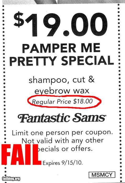 Coupon Fail
