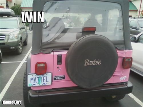 Barbie's Jeep WIN