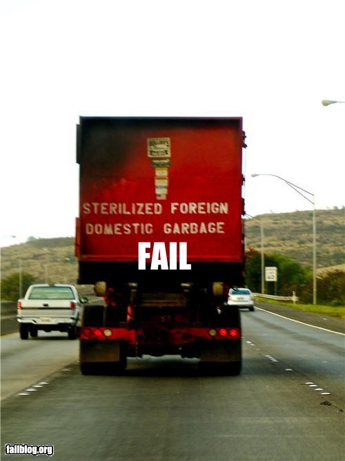 Oddly specific garbage...?