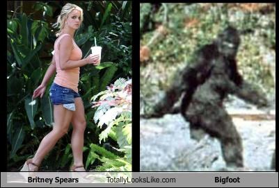 Britney Spears Totally Looks Like Bigfoot