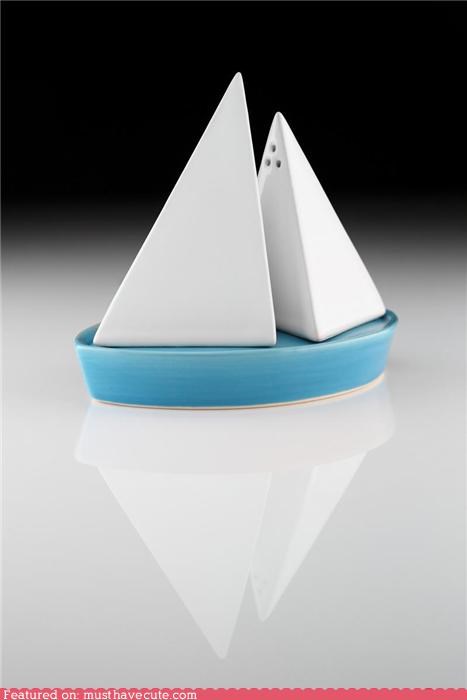 Sailboat Salt and Pepper Shakers