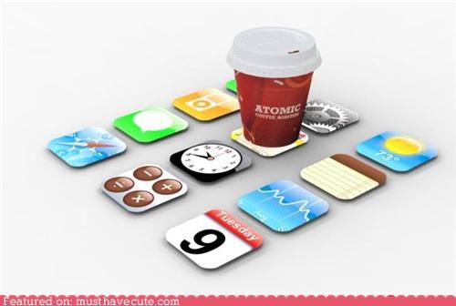 Apple App Coasters