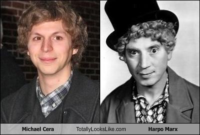 Michael Cera Totally Looks Like Harpo Marx
