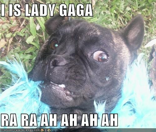 I IS LADY GAGA  RA RA AH AH AH AH