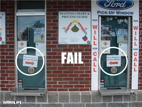 Ticket Booth Fail