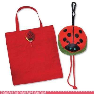 Ladybug Folding Bag
