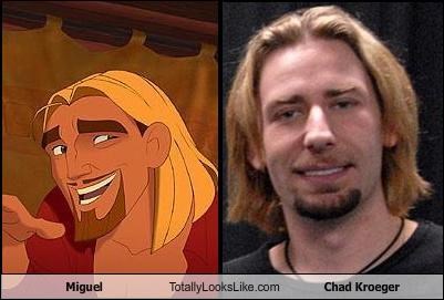Miguel Totally Looks Like Chad Kroeger