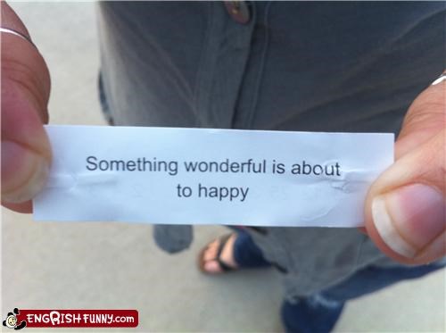 Something is about to Happy