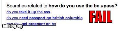 Google Suggestion Fail