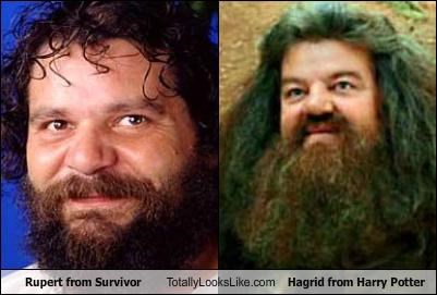 Rupert from Survivor Totally Looks Like Hagrid from Harry Potter