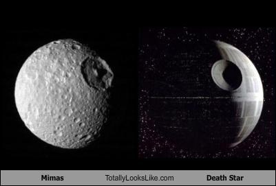 Mimas Totally Looks Like Death Star