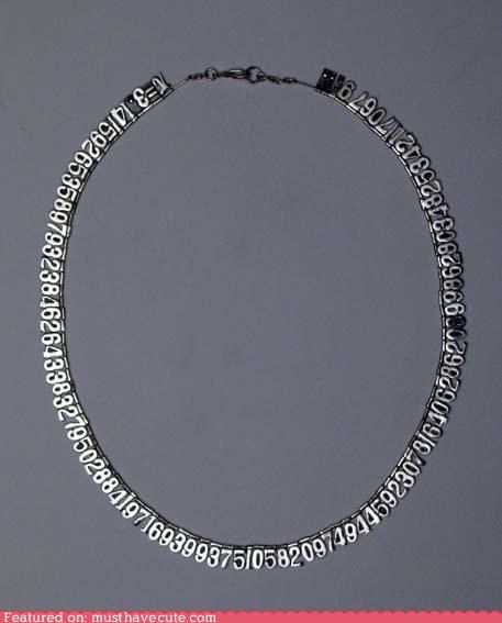 Pi Necklace