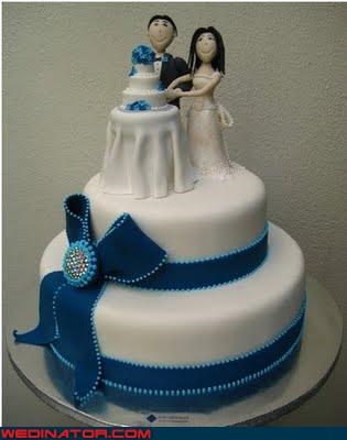 Yo Dawg, I Heard You Like Wedding Cake, So I Put a Wedding Cake on Your Wedding Cake so You Can Eat Cake While You Eat Cake