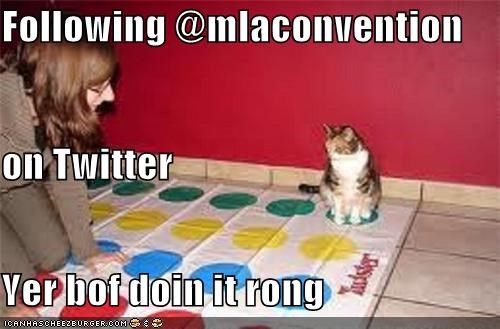 Following @mlaconvention on Twitter Yer bof doin it rong