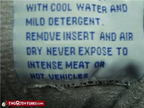 Keep Away From Intense Meat