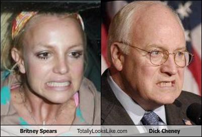 Britney Spears Totally Looks Like Dick Cheney