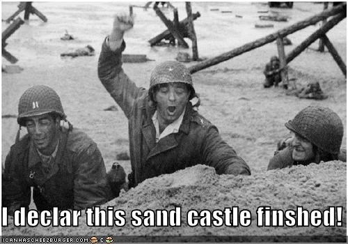 I declar this sand castle finshed!