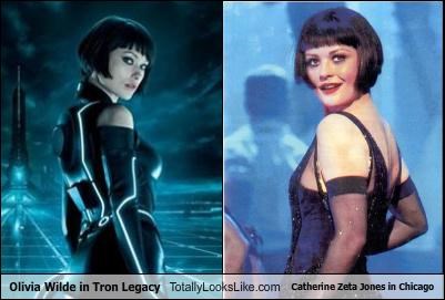 Olivia Wilde in Tron Legacy Totally Looks Like Catherine Zeta Jones in Chicago