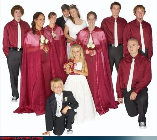 Little Red Bridesmaid Hood