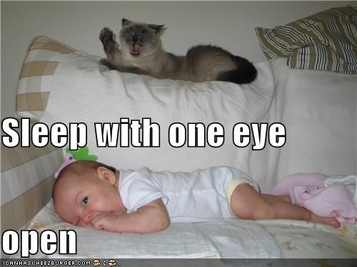 Sleep with one eye open
