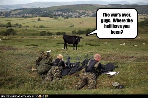 Or Maybe the Talking Cow Was Sent to Distract You While the Enemy Attacks!