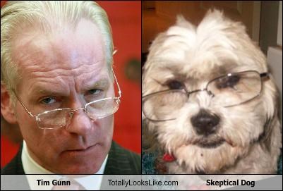 Tim Gunn Totally Looks Like Skeptical Dog