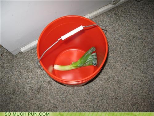 there is a leek in my bucket