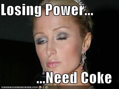 Losing Power...  ...Need Coke