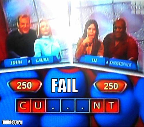 Game Show FAIL