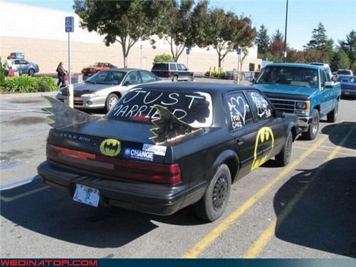 Was it a Batmobile Before the Wedding or is That Part of the Deal?